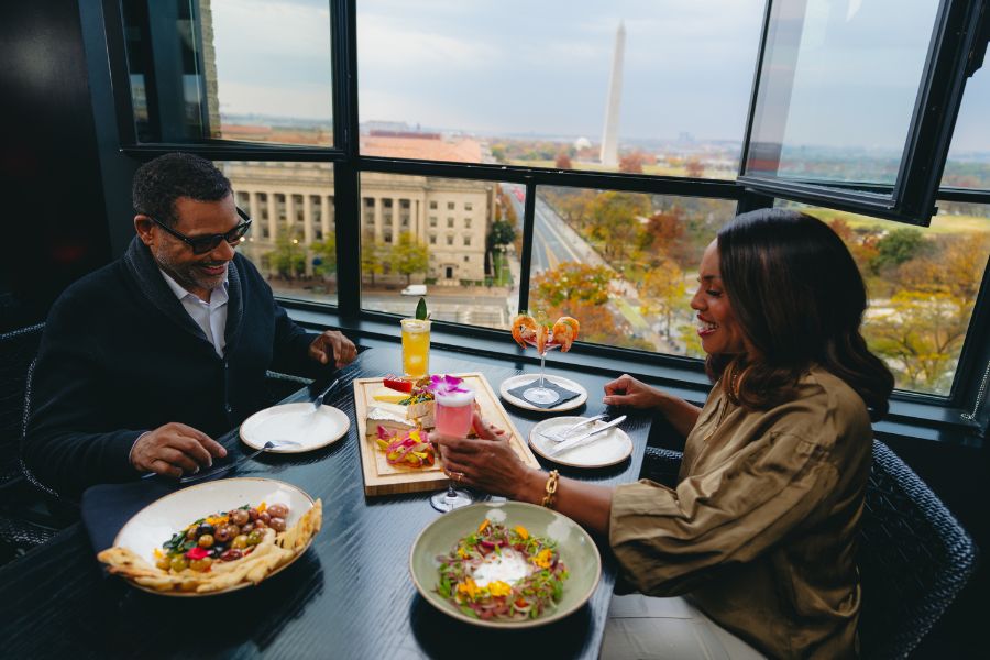 VUE Rooftop Couple Dining